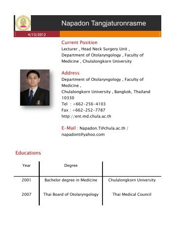 CV Napadon.pdf - Thai