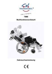 TMM Multifunktionsrollstuhl Gebrauchsanweisung - TRENDMOBIL ...