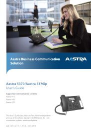 Aastra 5370/Aastra 5370ip - This page is no longer valid