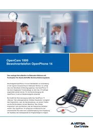 Datenblatt OpenPhone 14 - Aastra