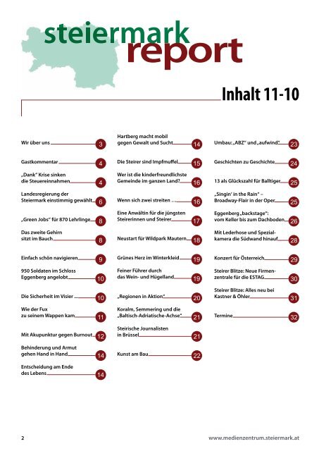 Steiermark Report November 2010 - BH Liezen