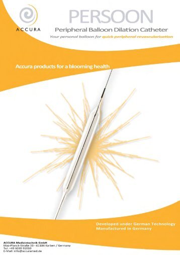 PERSOON Peripheral Balloon Dilation Catheter - Girsheen