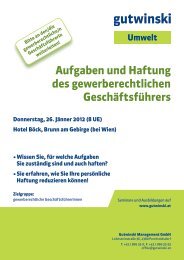 Aufgaben und Haftung des gewerberechtlichen ... - Kursfinder.at