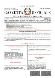 gazzetta ufficiale della repubblica italiana - Il Sole 24 ORE