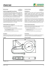 PSA3165 - Bender-DE