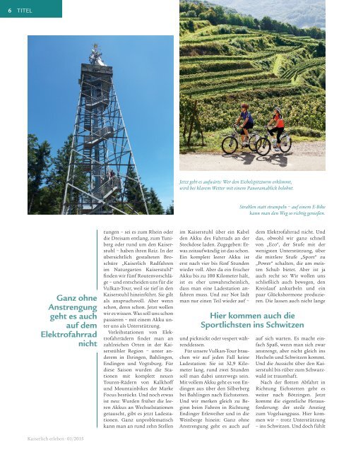 KAISERLICH erleben, Ausgabe 1/2015