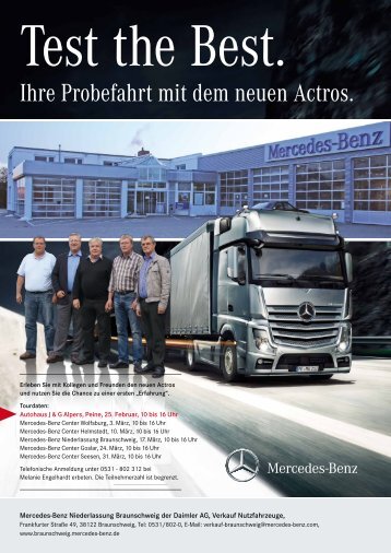 Mercedes-Benz Niederlassung Braunschweig der Daimler AG ...