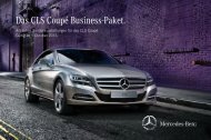 Das CLS CoupÃ© Business-Paket. - Mercedes-Benz Niederlassung ...