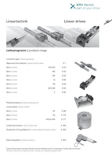Lieferprogramm | product range - WMH Herion