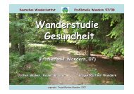 Deutsches Wanderinstitut Profilstudie Wandern '07/'08