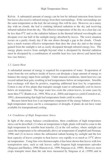 Physiology and Molecular Biology of Stress ... - KHAM PHA MOI