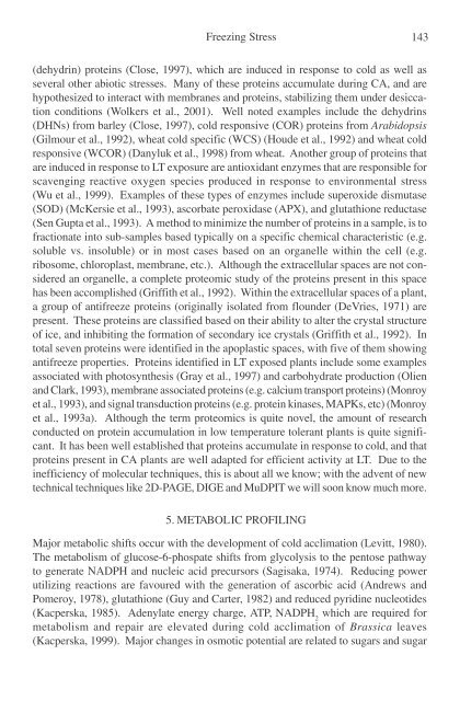 Physiology and Molecular Biology of Stress ... - KHAM PHA MOI