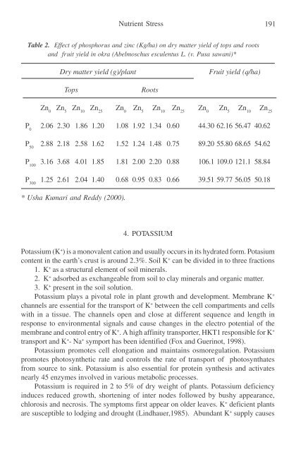 Physiology and Molecular Biology of Stress ... - KHAM PHA MOI