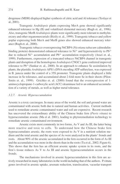 Physiology and Molecular Biology of Stress ... - KHAM PHA MOI