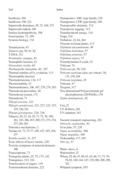 Physiology and Molecular Biology of Stress ... - KHAM PHA MOI