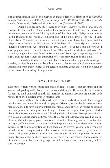 Physiology and Molecular Biology of Stress ... - KHAM PHA MOI