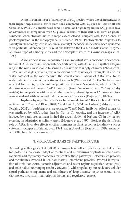 Physiology and Molecular Biology of Stress ... - KHAM PHA MOI