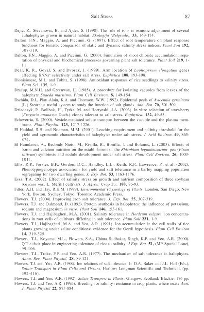 Physiology and Molecular Biology of Stress ... - KHAM PHA MOI