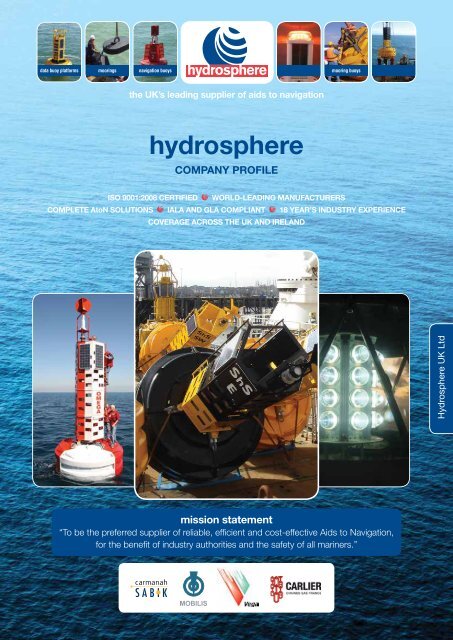 Hydrosphere UK Ltd Complete Products & Services Catalogue