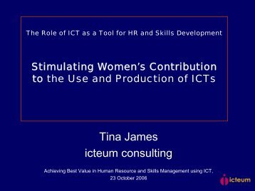 Tina James icteum consulting - FindaJobinAfrica
