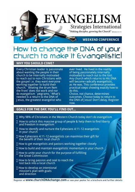 EVANGELISM - Church DNA Change