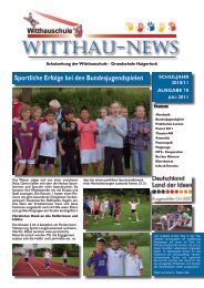 Witthau-News 16 - Witthauschule Haigerloch