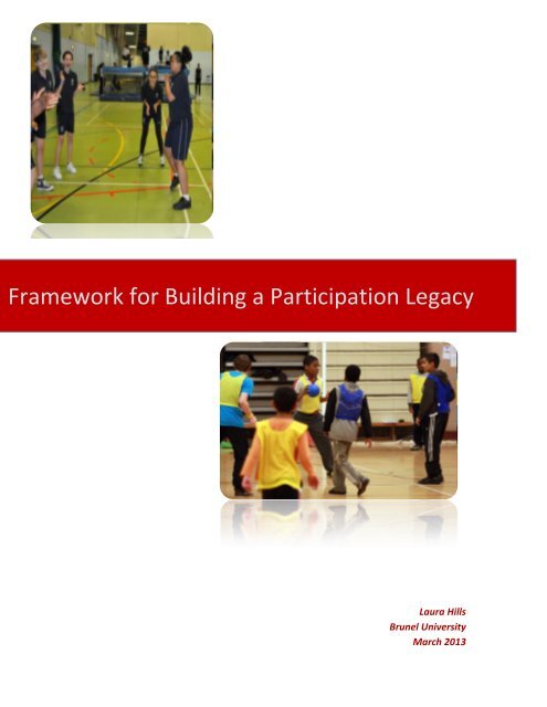 Framework for Building a Participation Legacy - StreetGames