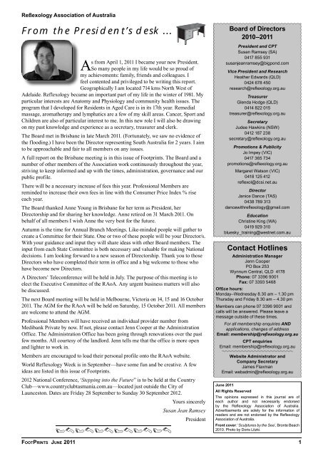 Reflexology Association O