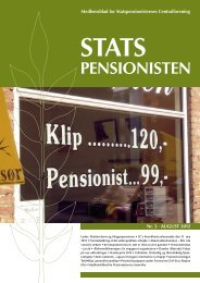 PENSIONISTEN - Statspensionisternes Centralforening