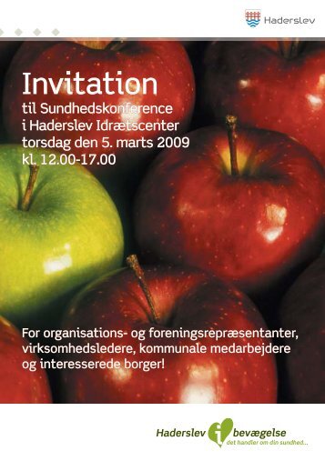 Invitation Invitation - Haderslev i bevÃ¦gelse - Haderslev Kommune