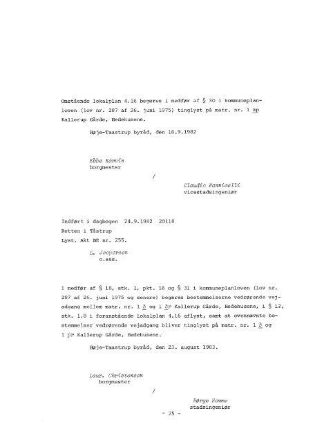 HÃ¸je Taastrup Kommune Lokalplan 4.16