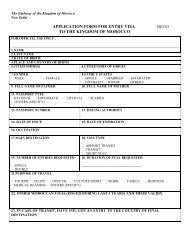 application form for entry visa to the kingdom of morocco - EaseMyTrip