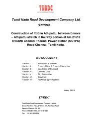 Tamil Nadu Road Development Company Ltd. TNRDC