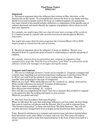 Developing an argument dissertation