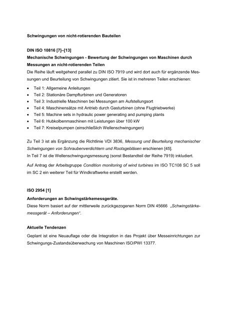 Aktueller Stand, Tendenzen und Stellenwert der Normen - Kolerus.de
