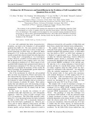 Evidence for 2D Precursors and Interdiffusion in the Evolution of Self ...