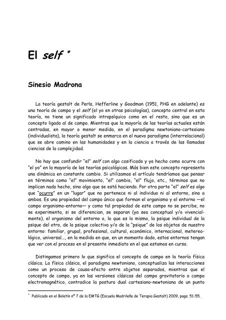 EL SELF.pdf - gestaltnet