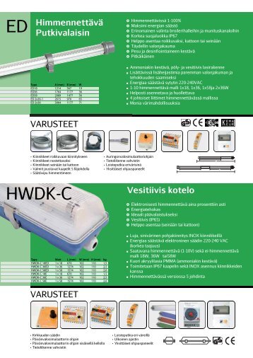 ED HWDK-C - Farmi Tilatech Oy