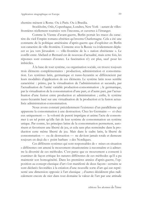 Sauvagerie, barbarie et civilisation - les atomes de l'âme