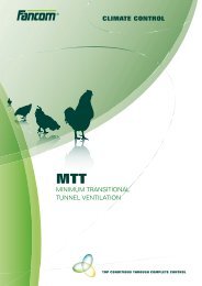 climate control minimum transitional tunnel ... - Farmi Tilatech Oy