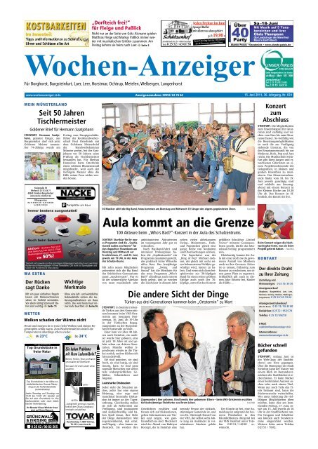 Aula kommt an die Grenze - Wochen Anzeiger