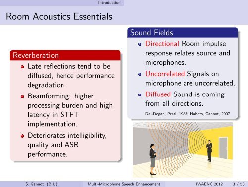 Multi-Microphone Speech Enhancement - =1=Using LCMV ...