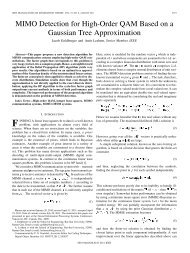 MIMO Detection for High-Order QAM Based on a ... - IEEE Xplore