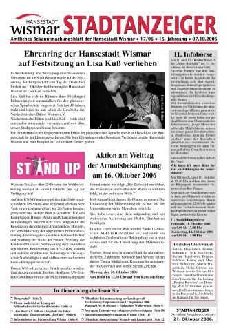 PDF: 1,7 MB - Hansestadt Wismar