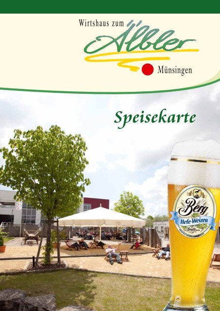 Speisekarte - im Wirtshaus zum Älbler