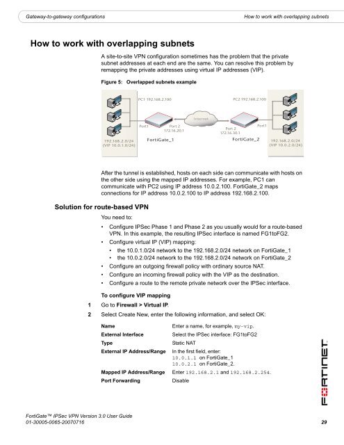 FortiGate IPSec VPN User Guide - FirewallShop.com