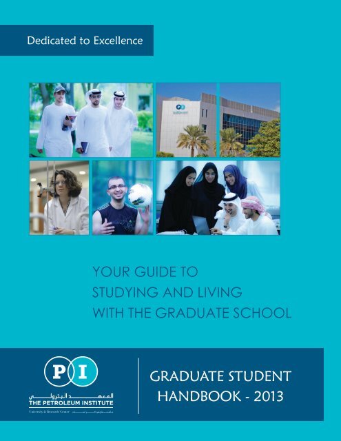 GRADUATE STUDENT HANDBOOK - 2013 - The Petroleum Institute