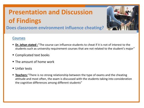 Academic Dishonesty Research Project - The Petroleum Institute