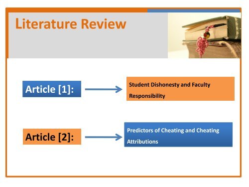 Academic Dishonesty Research Project - The Petroleum Institute