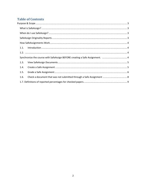 SafeAssign tool for Blackboard - The Petroleum Institute